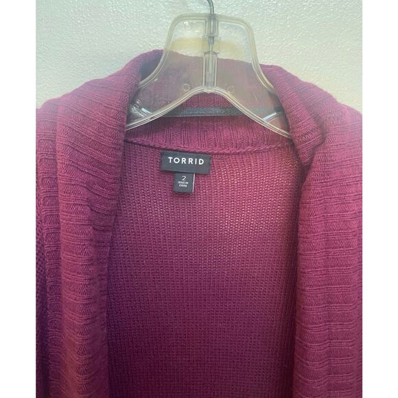 Torrid Cardigan sweater Sz 2 - Picture 8 of 9